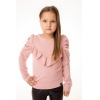 Bluza z falbanką All for kids, pudrowa 1