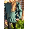 Bawełniana bluza z falbanką,  4