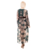 Maxi sukienka w kwiaty,  3